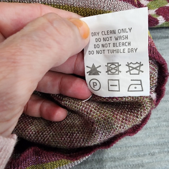 Anthropology Happy Sheep V Neck L/S Sweater NWOT VERY Warm - Picture 3 of 4